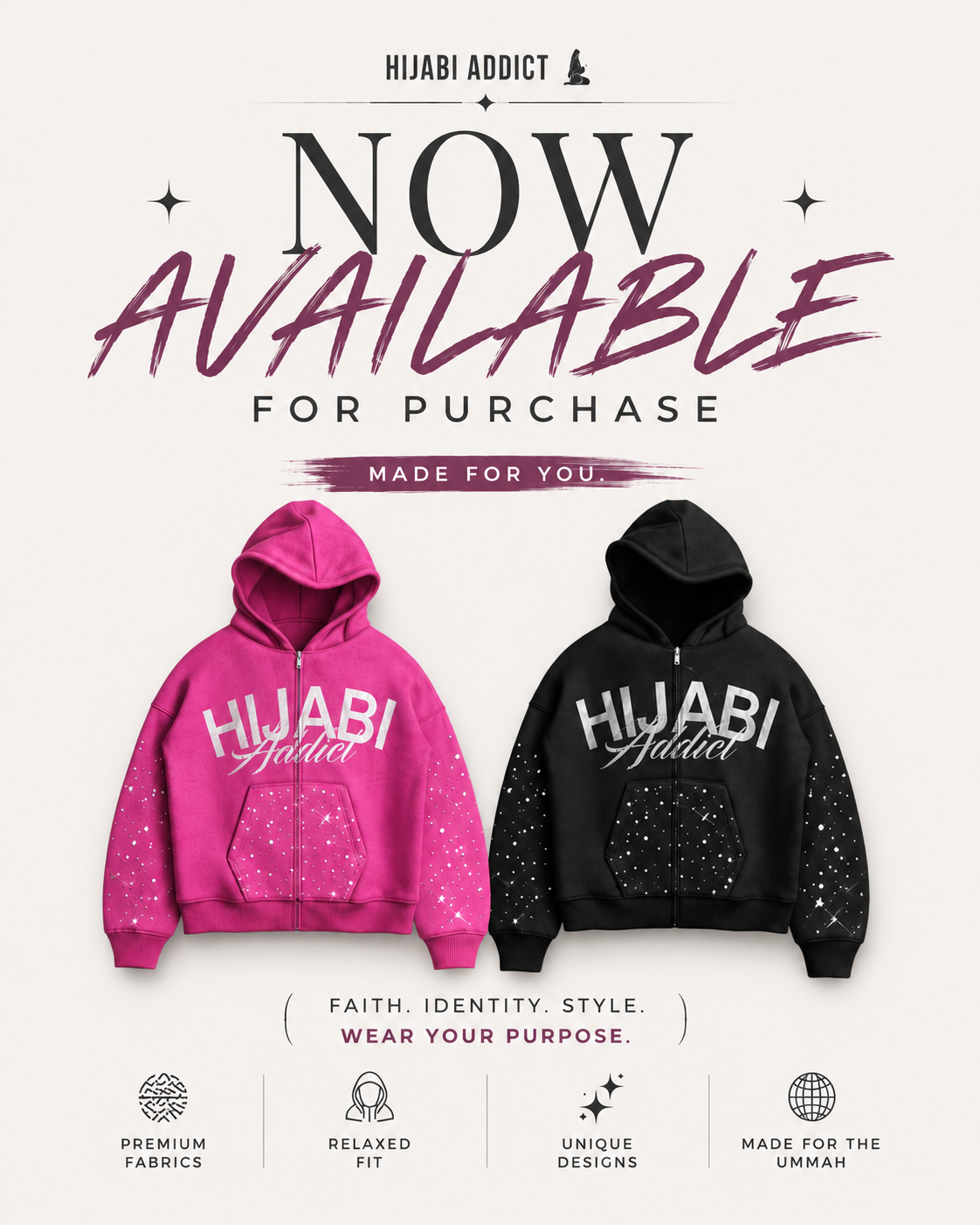 Bedazzled hoodie