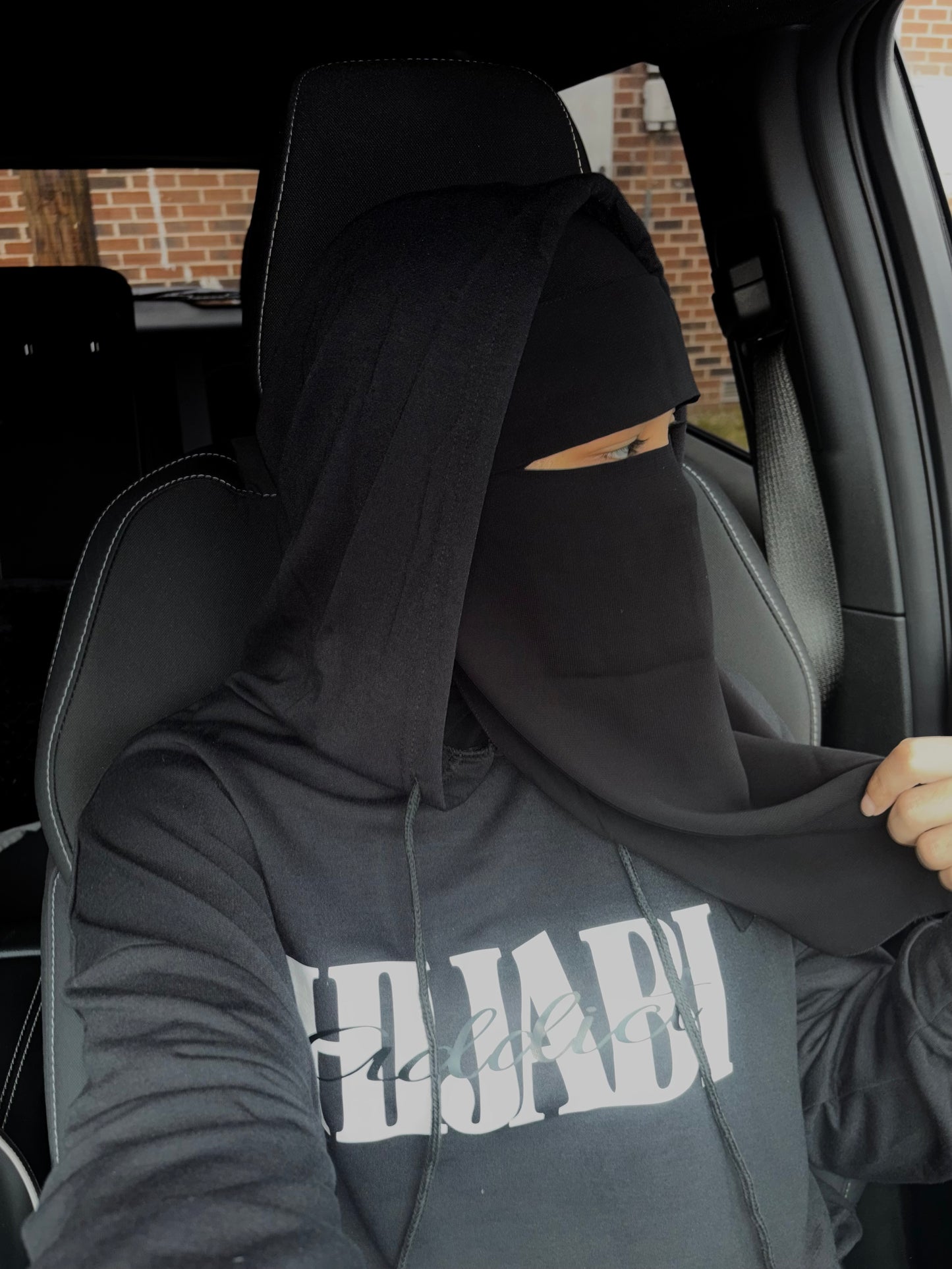 Black 3 Qtr Hoodie