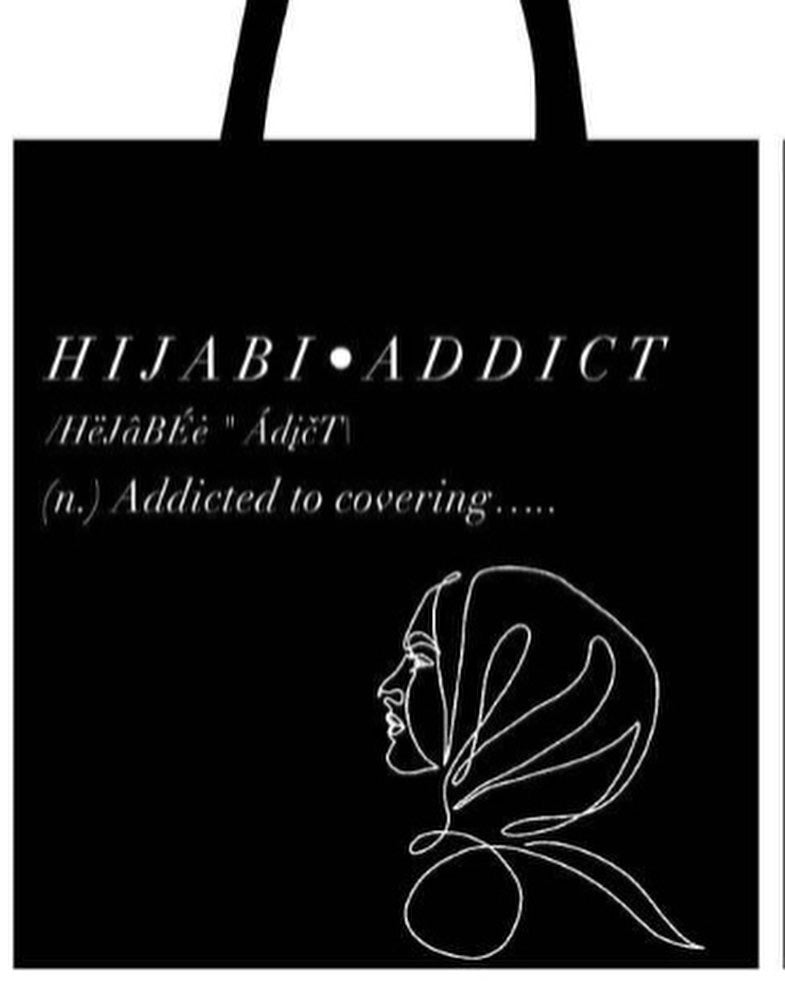 HIJABI ADDICT TOTE BAGS