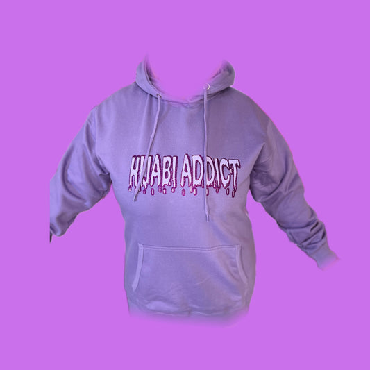 Hijabi Addict drippy letter (FRONT LOGO ONLY)